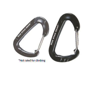 CARABINERS, 2PK WIREGATE,